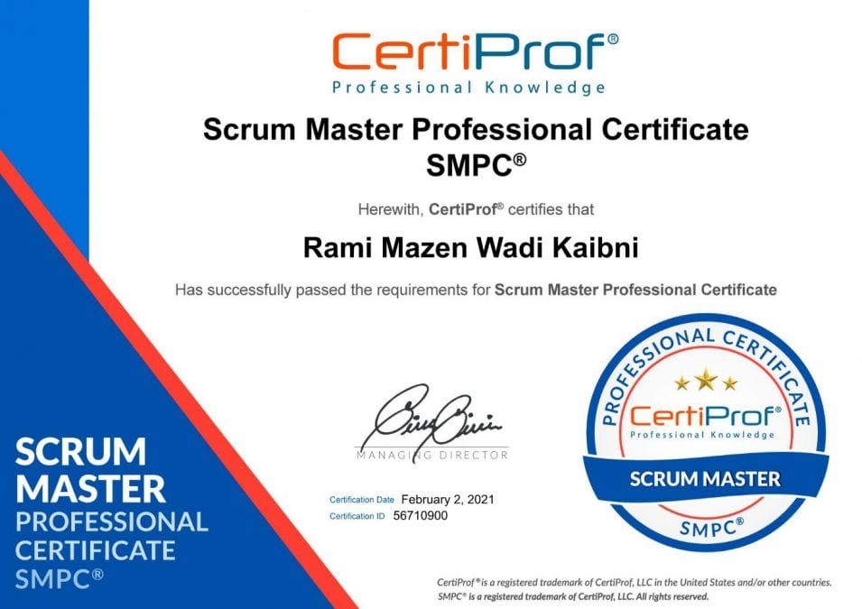 Scrum Foundation Professional Certificate (SFPC) - RMK Coaching
