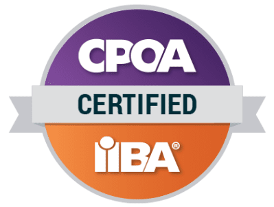 IIBA-CPOA Badge